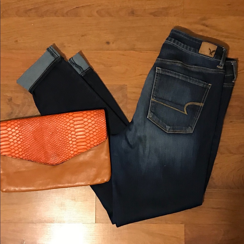 High Waisted American Eagle Skinny Jeans